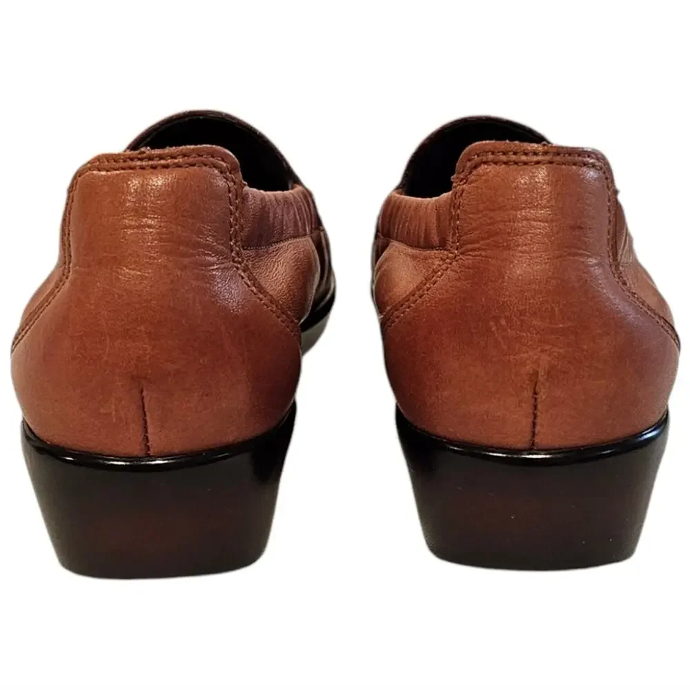 SAS Tripad Comfort Footbed Women's Brown Weave Leather Loafers Size 7.5 M